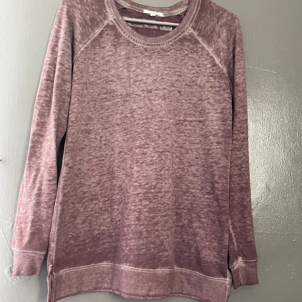 Cute maurices long sleeve purple tie-dye shirt